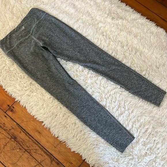 New Balance Black and Gray Space-Dye Leggings - Picture 2 of 5